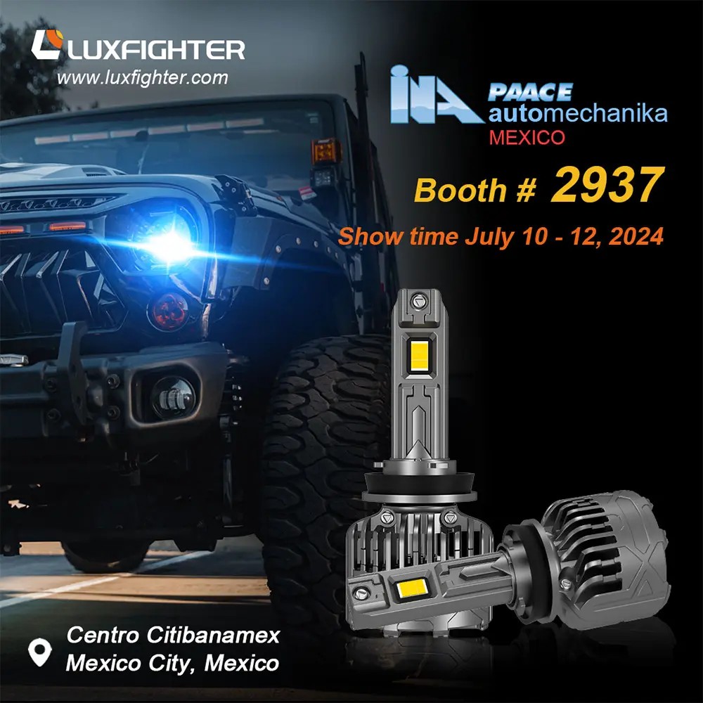 Luxfighter Car світлодіодна фара 2024 Мексика Іна Паас