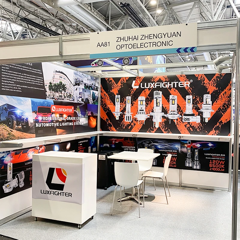 Світлодіодні фари LUXFIGHTER представлені на виставці AUTOMECHANIKA 2025 UK